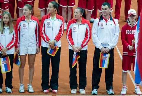 Fed Cup, Slovensko-Srbsko