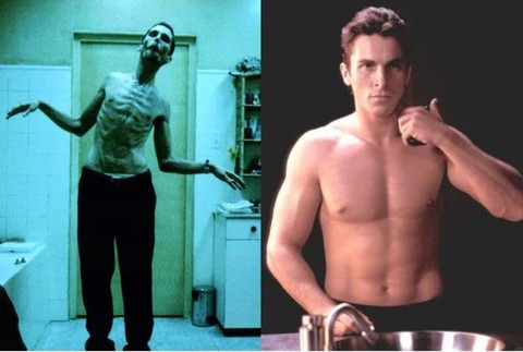 Christian Bale nepozná zdravé hranice pokiaľ ide o prípravu na stvárnenie filmovej postavy. Kvôli úlohe muža trpiaceho nespavosťou (film The Machinist)schudol viac ako tridsať kíl! Niekoľko mesiacov jedol denne len jedno jablko a konzervu tuniaka