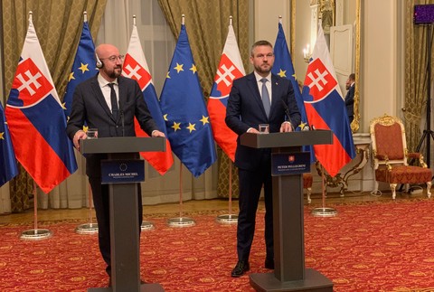 Pellegrini privítal nového šéfa Európskej rady Michela. 