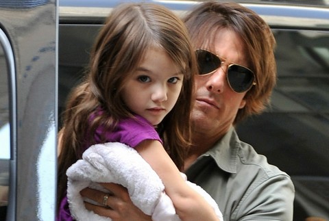 Suri Cruise s tatkom, Tom Cruise