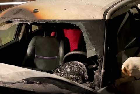 Úmyselné podpálenie auta