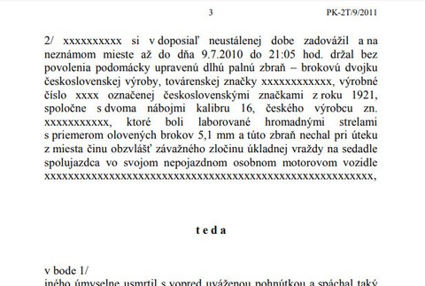Rozsudok ŠTS v prípade vraždy exprimátora Hurbanova - strana 3