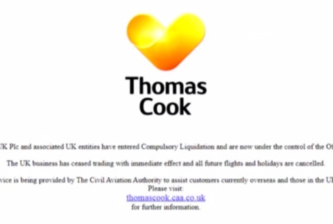 Cestovná kancelária Thomas Cook oznámila bankrot 