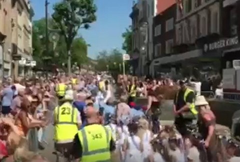 pochod walking day v anglicku