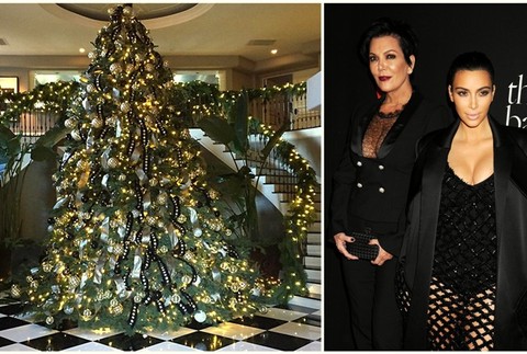 Mama Kim Kardashian Kris Jenner a veľkolepá výzdoba v jej dome