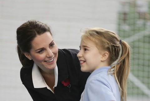 Kate s nádejnou tenistkou