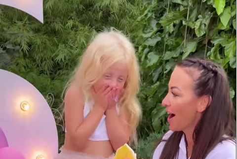 Agáta Hanychová - oslava narodenín Mii