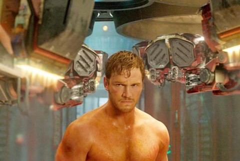 Chris Pratt vo filme Strážci galaxie (2014)