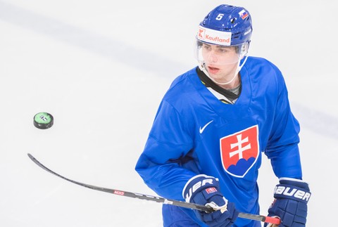 Tréning Slovenska pred zápasom s Kanadou