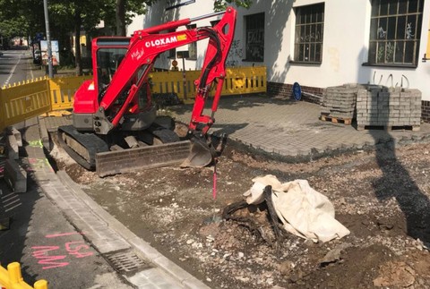 Miesto nálezu leteckej pumy 