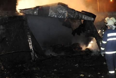 poziar garaze v trencine 3