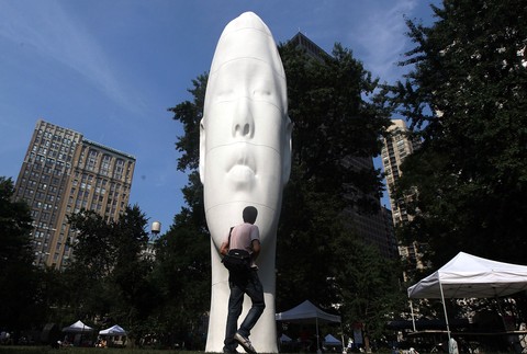 socha dievčaťa Madison Square