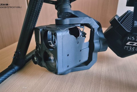 Streľba na dron pri Krupine
