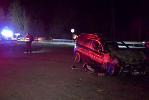 Reťazová zrážka pri Zvolene