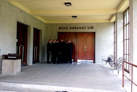 Fotografia z pohrebu