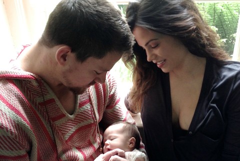 Channing Tatum s manželkou Jennou Dewan a dcérkou Everly