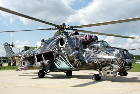 Alien Tiger Mi-24 česká armáda 3