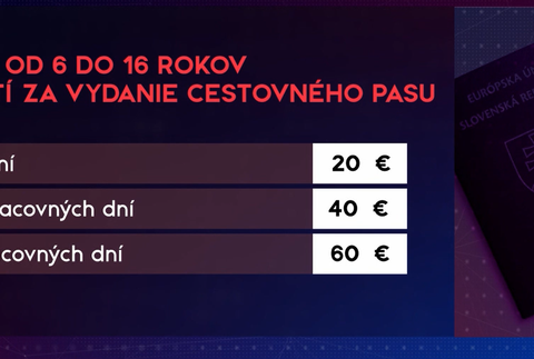 poplatky za vybavenie cestovneho pasu