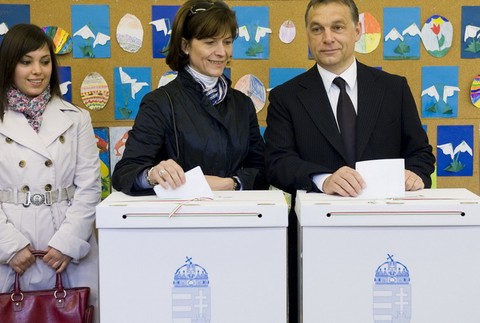 Viktor Orbán volí