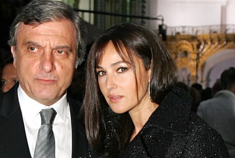 Monica Belluci a modny navrhar John Galiano