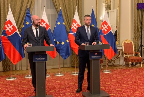 Pellegrini privítal nového šéfa Európskej rady Michela. 