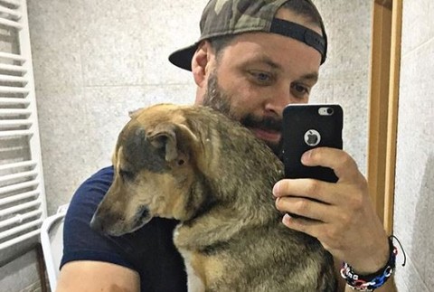 Martin Chynoranský a jeho pes