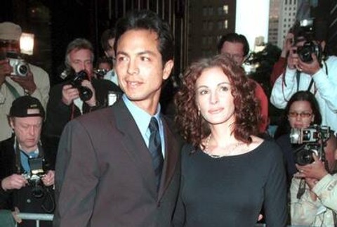 Julia Roberts a jej vtedajší priateľ Benjamin Bratt