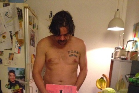 Uwe Max Jensen s obrazom