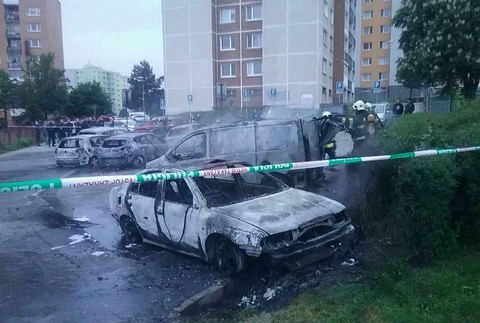 Horiace autá, Košice