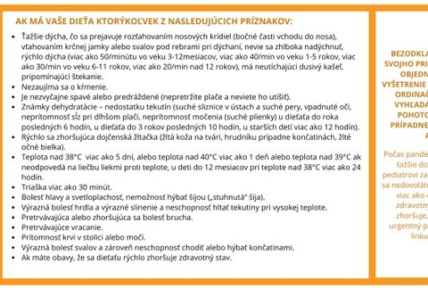 Deti staršie ako 3 mesiace_oranžová zóna