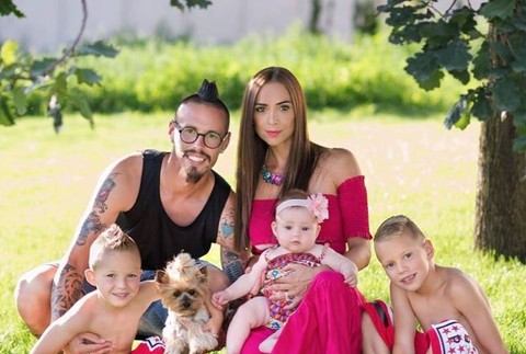 Marek Hamšík s rodinou