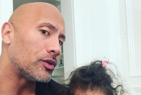Dwayne "The Rock" Johnson a dcérka Jasmine
