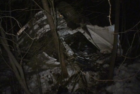 Prevrátený kamión, tma, vernár1