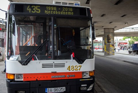 Bratislava rozlúčková jazda Ikarus 2