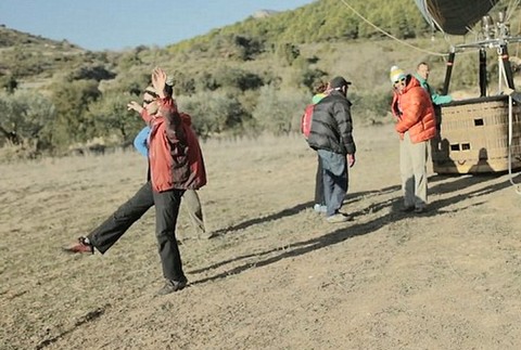 Povrazolezec Francúzsko balóny akrobati foto1