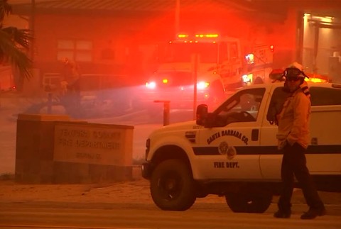 Požiar v Kalifornii Malibu8811