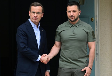 Ukrajina Švédsko Zelenskyj návšteva (1)