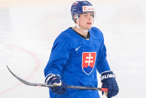 Tréning Slovenska pred zápasom s Kanadou