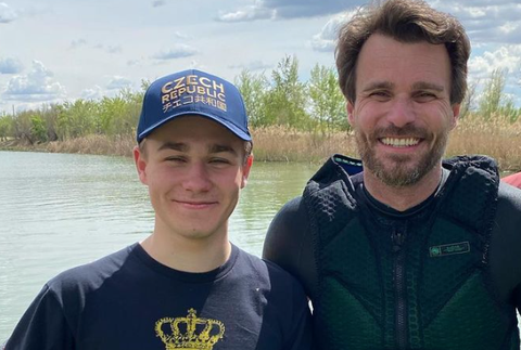 Leoš Mareš so synom Jakubom