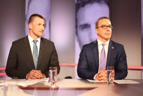 Na hrane s Mariánom Viskupičom (SaS) a Erikom Tomášom (Hlas-SD)
