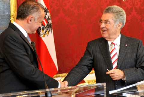 Andrej Kiska na oficiálnej návšteve Rakúska