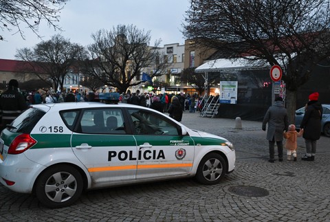 Protest v Novom Meste nad Váhom