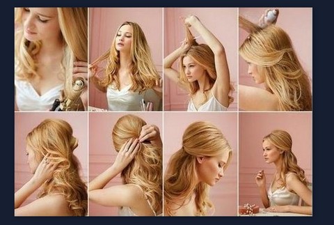Účesy tipy dlhé vlasy návod žena sexi