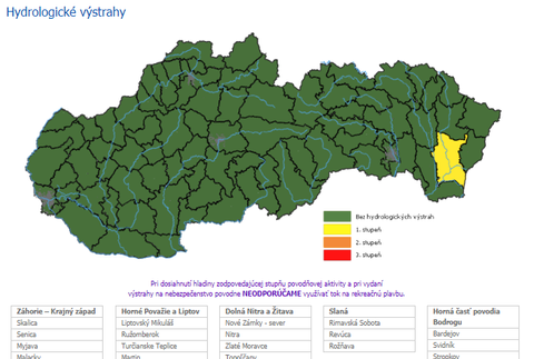 Hydrologické výstrahy