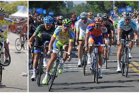 Peter Sagan Okolo Californie gesto na zadnom kolese