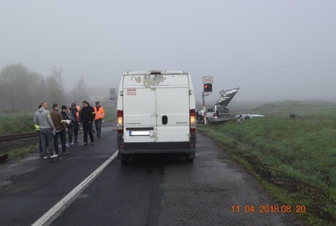Nehoda vlaku pri Rimavskej Sobote