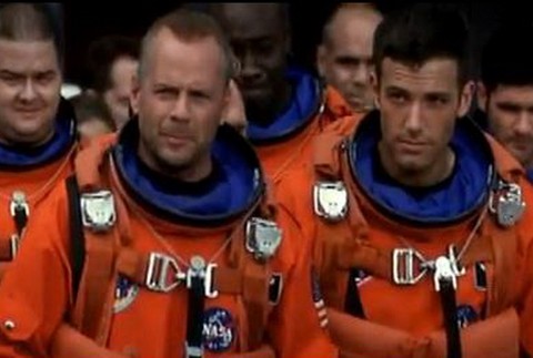 Z filmu Armageddon, bruce willis, ben affleck