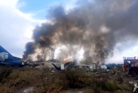 Nehoda lietadla v Mexiku 