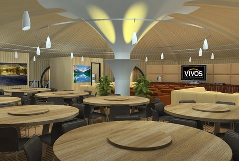 vivos kryt podzemny, noemova archa-spolocenska jedalen