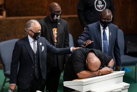 Terrence Floyd, brat Georga Floyda počas vypovedania